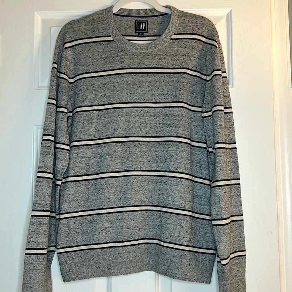 Gap Men’s Striped Pullover Knit Sweater Size Medium